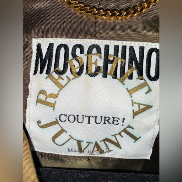 Vintage Rare 90s MOSCHINO COUTURE Survival Military Survival Jacket - Picture 3 of 10